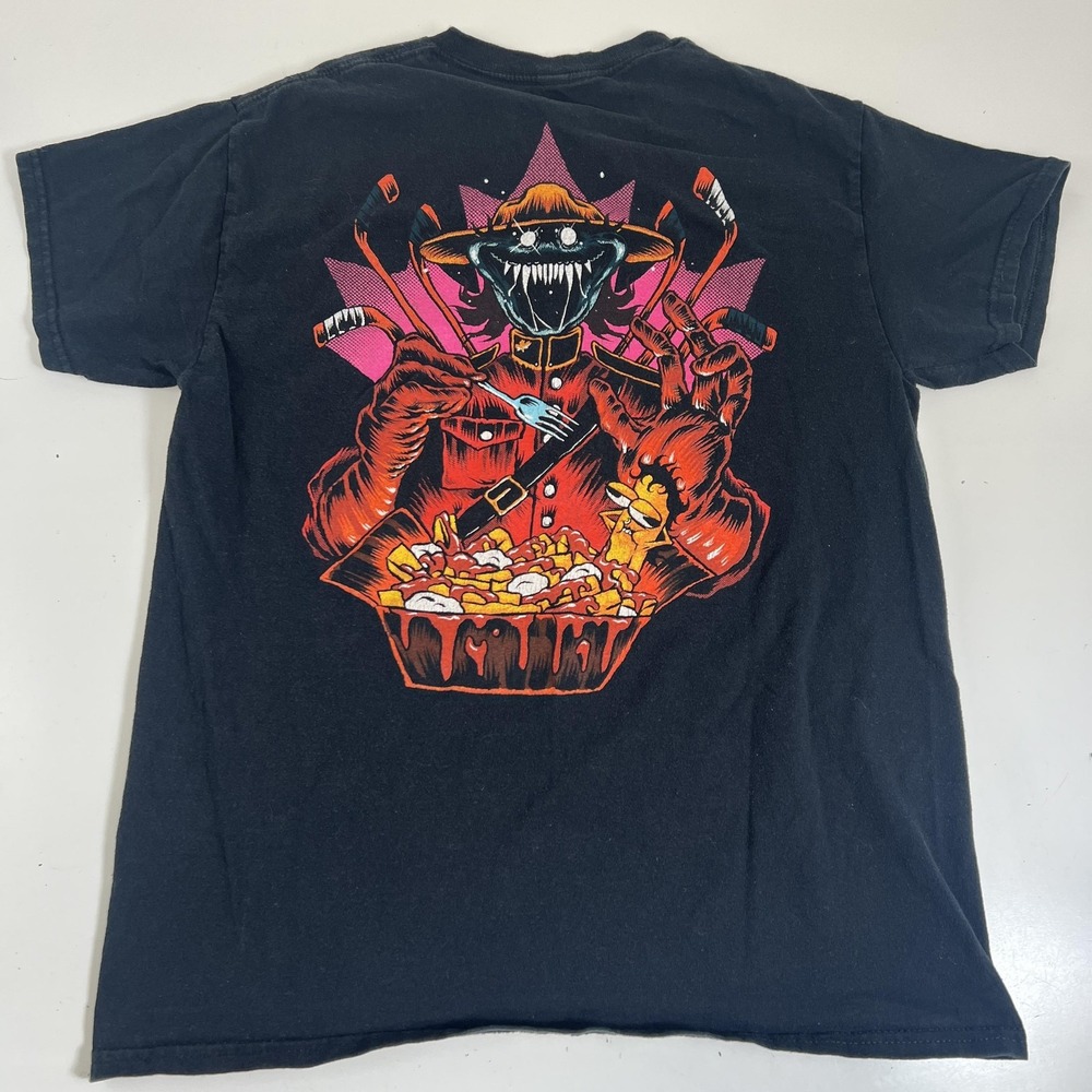 Kurtistown Shirt Mens Small Black Kurtis Conner Live In Montreal Graphic Tee